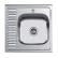 Кухонная мойка накладная Ledeme L96060-6R стальной