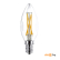 Филаментная светодиодная лампа Ultra LED С35 F 4W E14 4000K