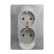 Розетка Schneider Electric Glossa GSL000324 алюминий