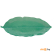 Блюдо фарфоровое Easy Life светло-зеленый тропический лист в цветной коробке TROPICAL LEAVES 47x19 см