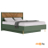 Кровать BRW SIENA LOZ160х200 с п/м., дым. зел./дуб вотан, 014