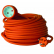Удлинитель-шнур кабель Electraline ПВС 2x1,5 20м оранжевый 01623