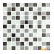 Мозаика Cerrol Cristal Linea Negro Mix SV-02 300х300 мм