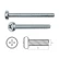 Винт полусферический Starfi M4 (SMZ1-52178-25) 16 мм 25 шт.
