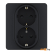 Розетка 2x2P + E Legrand Inspiria (673753) антрацит