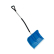 Лопата для снега профессиональная Prosperplast Ergospecial синий ILEX55-B333