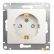 Розетка Schneider Electric Glossa (GSL000645) перламутр