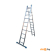 Лестница LadderBel алюминиевая 2-секционная 2x7 LS207