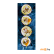 Картина на стекле Stamprint Кокосы с фруктами (КТ008) 80х30 см
