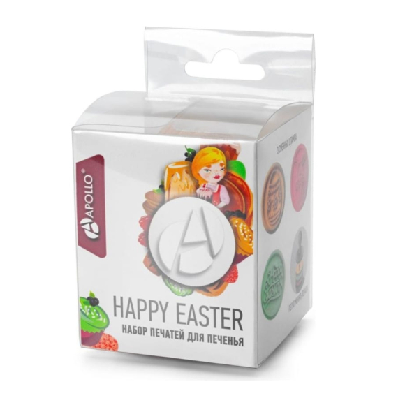 Набор печатей для печенья Apollo Happy Easter HPE-03 (3 шт.)