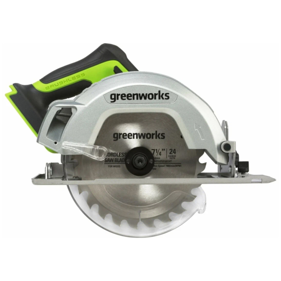 Циркулярная мини пила аккумуляторная Greenworks G24MCS (1501207)
