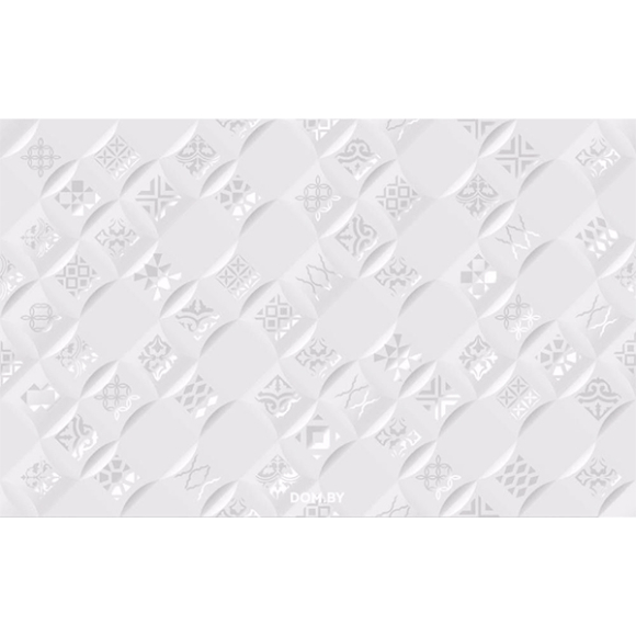 Декоративная плитка Golden Tile Relax Aura 400x250 (белый)