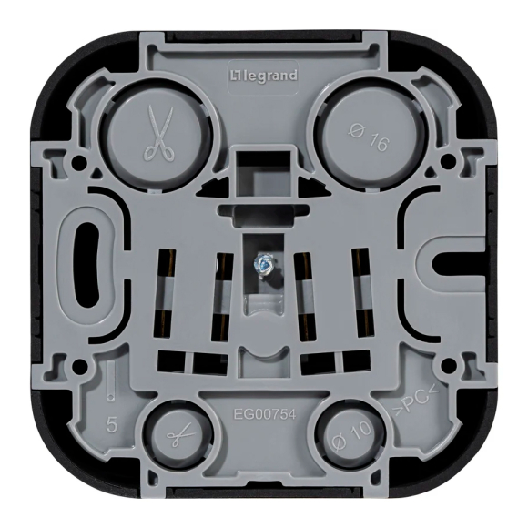 Розетка Legrand Quteo 782472 (чёрный)
