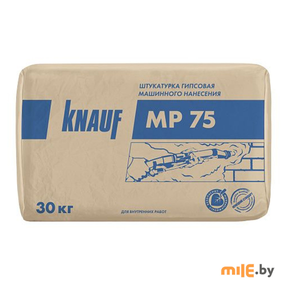 Гипсовая штукатурка машинного нанесения Knauf MP75 30 кг