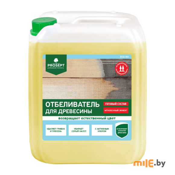 Отбеливатель для древесины Prosept Eco 50 (012-5) 5 л