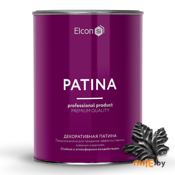 Краска кузнечная Elcon Patina декоративная 0,8 кг (серебряный)
