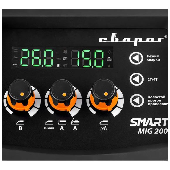 Инвертор сварочный Сварог MIG 200 Real Smart Black N2A5 (98557)