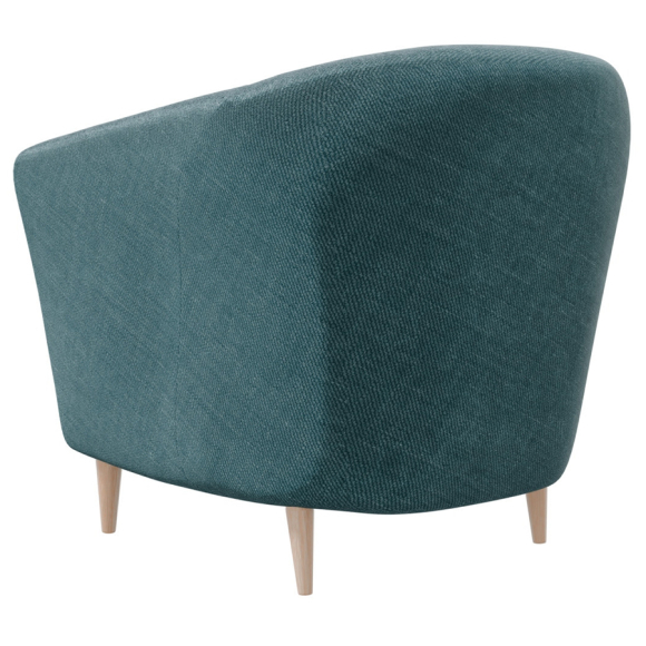 Кресло для отдыха Делком40 Тунне (TUNNE ACH Queen Teal) голубой