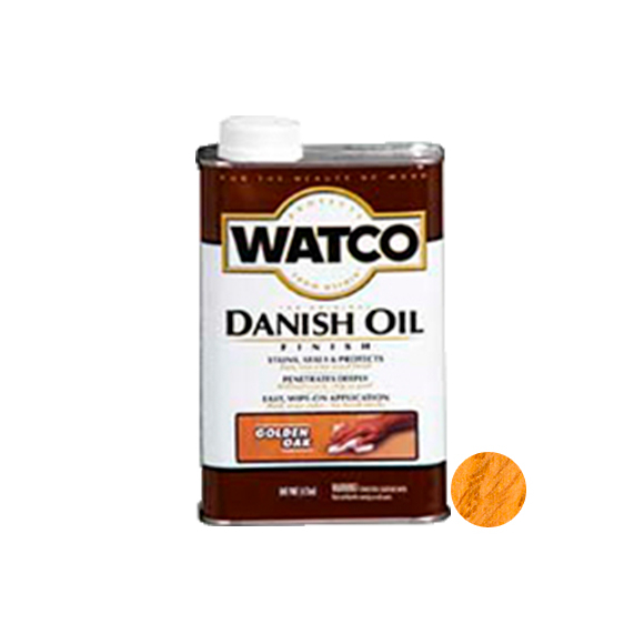 Масло для дерева Watco Danish Oil 0,472 л (золотой дуб)