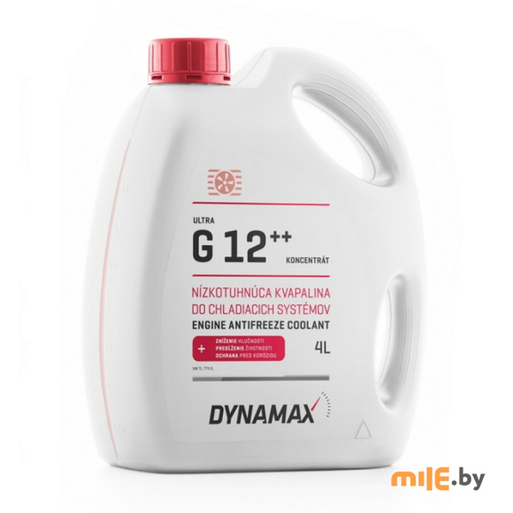 Антифриз Dynamax Ultra G12++ красный (934) 4 л