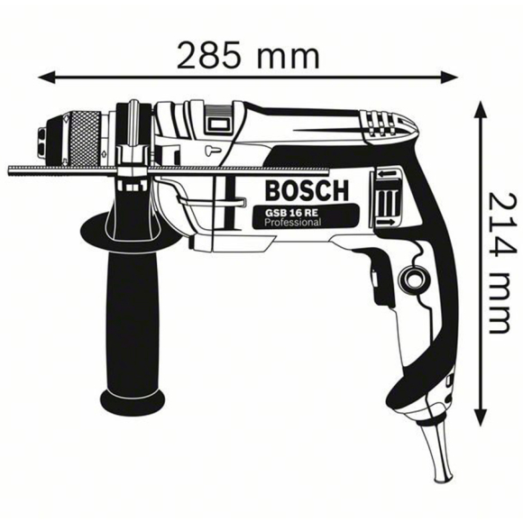 Ударная дрель Bosch GSB 16 RE (060114E500)