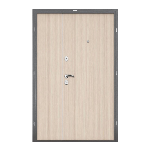Входная металлическая дверь Промет Спец DL Капучино 2050х1250 мм (левая)