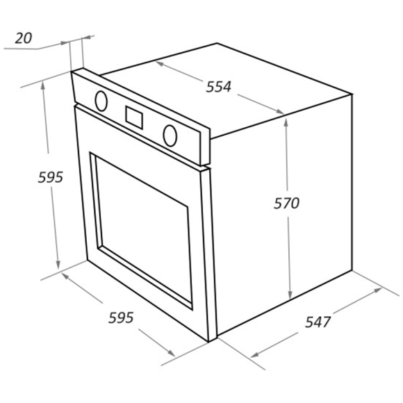 Духовой шкаф Maunfeld EOEH.7611SCW