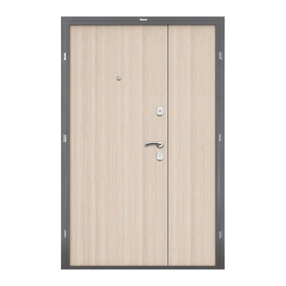 Входная металлическая дверь Промет Спец DL Капучино 2050х1250 мм (правая)