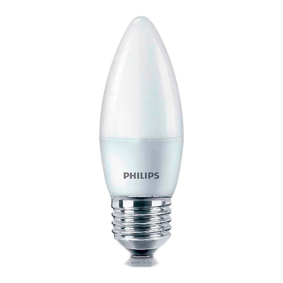 Лампа светодиодная Philips ESS LEDCandle 6.5-75W E27 827 B35NDFR RCA