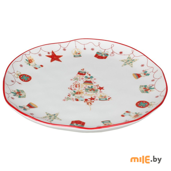 Тарелка обеденная Walmer Christmas (W37000977) 21 см