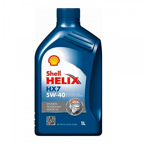 Масло моторное Shell Helix HX7 5W-40 1 л