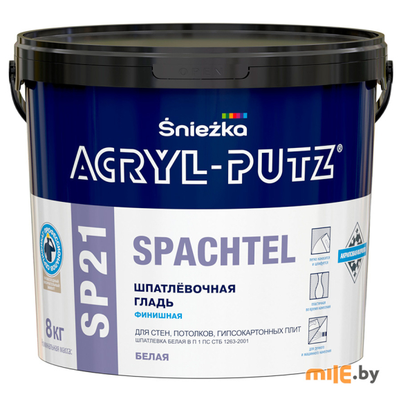 Шпаклевка Acryl Putz SP21 Finish 8 кг