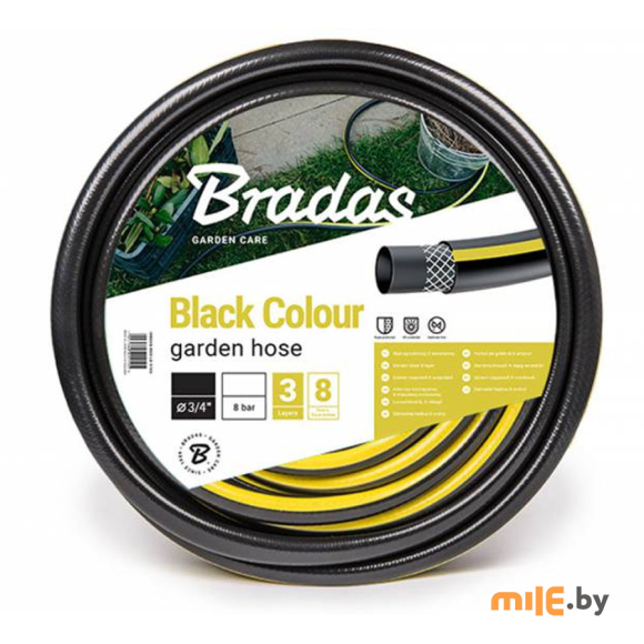 Шланг поливочный Bradas Black Colour WBC3/425 (3/4, 25 м)