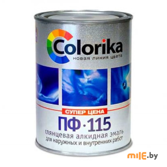 Эмаль ПФ-115 Colorika салатовая 0,8 кг