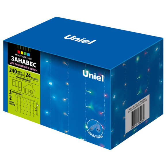 Занавес светодиодный Uniel ULD-C3020-240/TTK (UL-00007216)