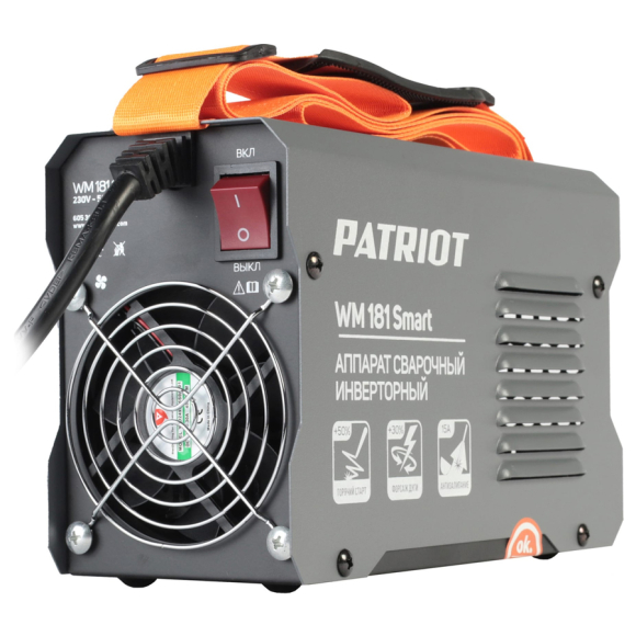 Сварочный инвертор Patriot WM 181 Smart (MMA 180301549)
