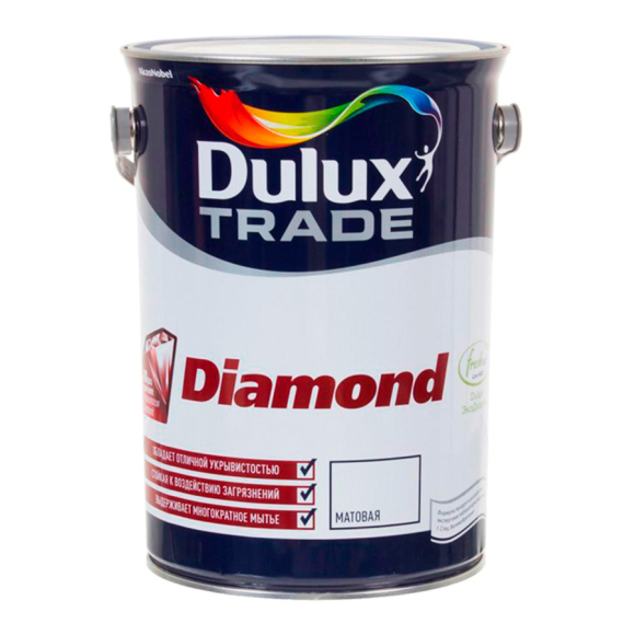 Краска Dulux Trade Diamond Matt износостойкая белая BW 5 л