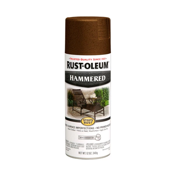 Эмаль антикоррозийная Rust-Oleum Hammered 210880 матовая (коричневый)