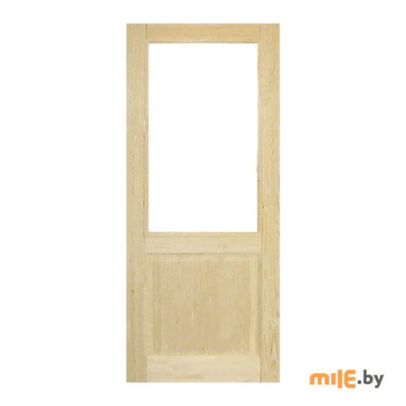 Дверное полотно ПМЦ M13-О (массив/натуральный) под остекление 2000x700