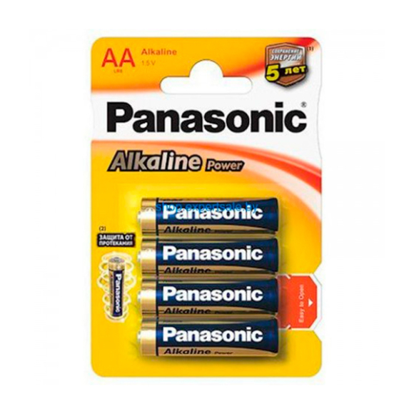 Элемент питания Panasonic Alkaline LR6 4BP