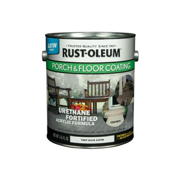 Краска под колеровку акриловая Rust-Oleum PORCH&FLOOR глянцевая 3,78 л (прозрачный)