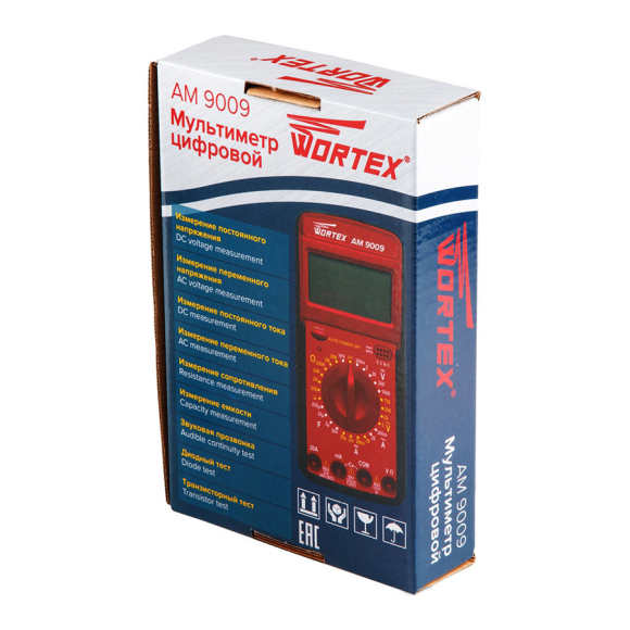 Мультиметр цифровой Wortex AM 9009 (M9009000014)