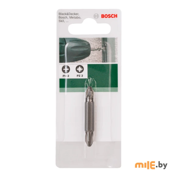 Бита двусторонняя Bosch PH2-PZ2 45ММ (2.609.255.955)