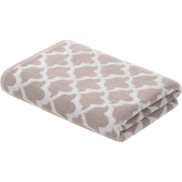 Полотенце махровое Verossa Treviso 70x130 см (кофе, белый)