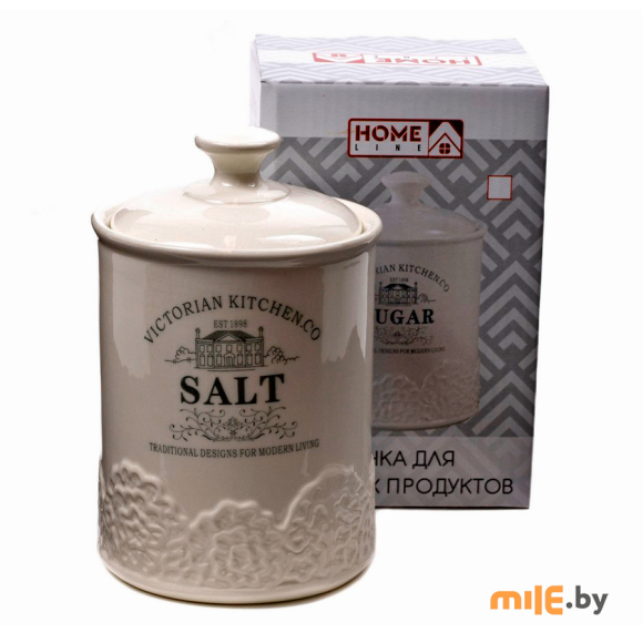 Банка для сыпучих продуктов Home Line Salt HC1910017-6.5SA (650 мл)