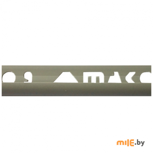 Угол для плитки наружный Mak 011 9 мм х 2,5 м светло-серый