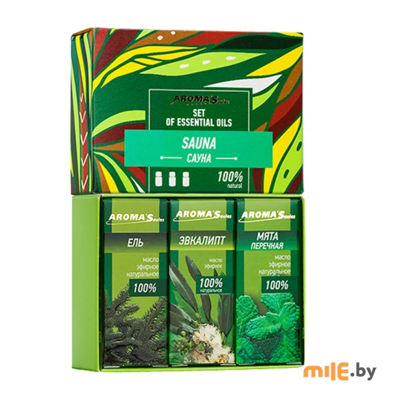 Набор эфирных масел Aroma Saules Sauna 3х10 мл