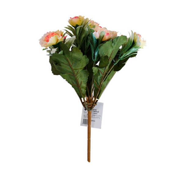 Искусственный цветок 06-132-B (цвет: зелёный,розовый)