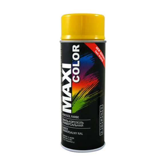 Аэрозольная эмаль Maxi Color 1021MX (жёлтый)