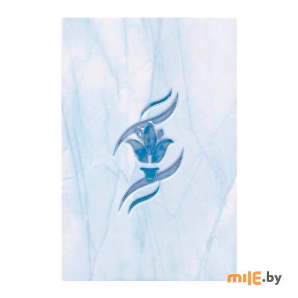 Вставка керамический Beryoza Ceramica ЕЛЕНА синяя цветок 822070051 200x300